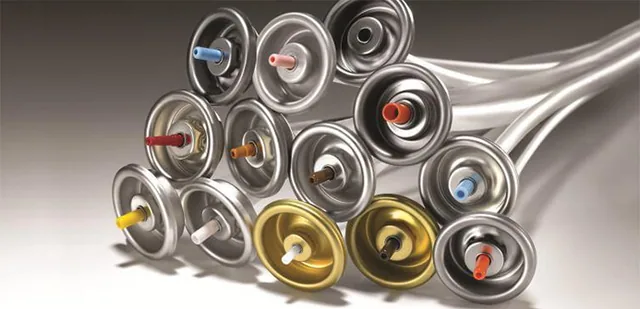 Aerosol valves and packaging components in the source image